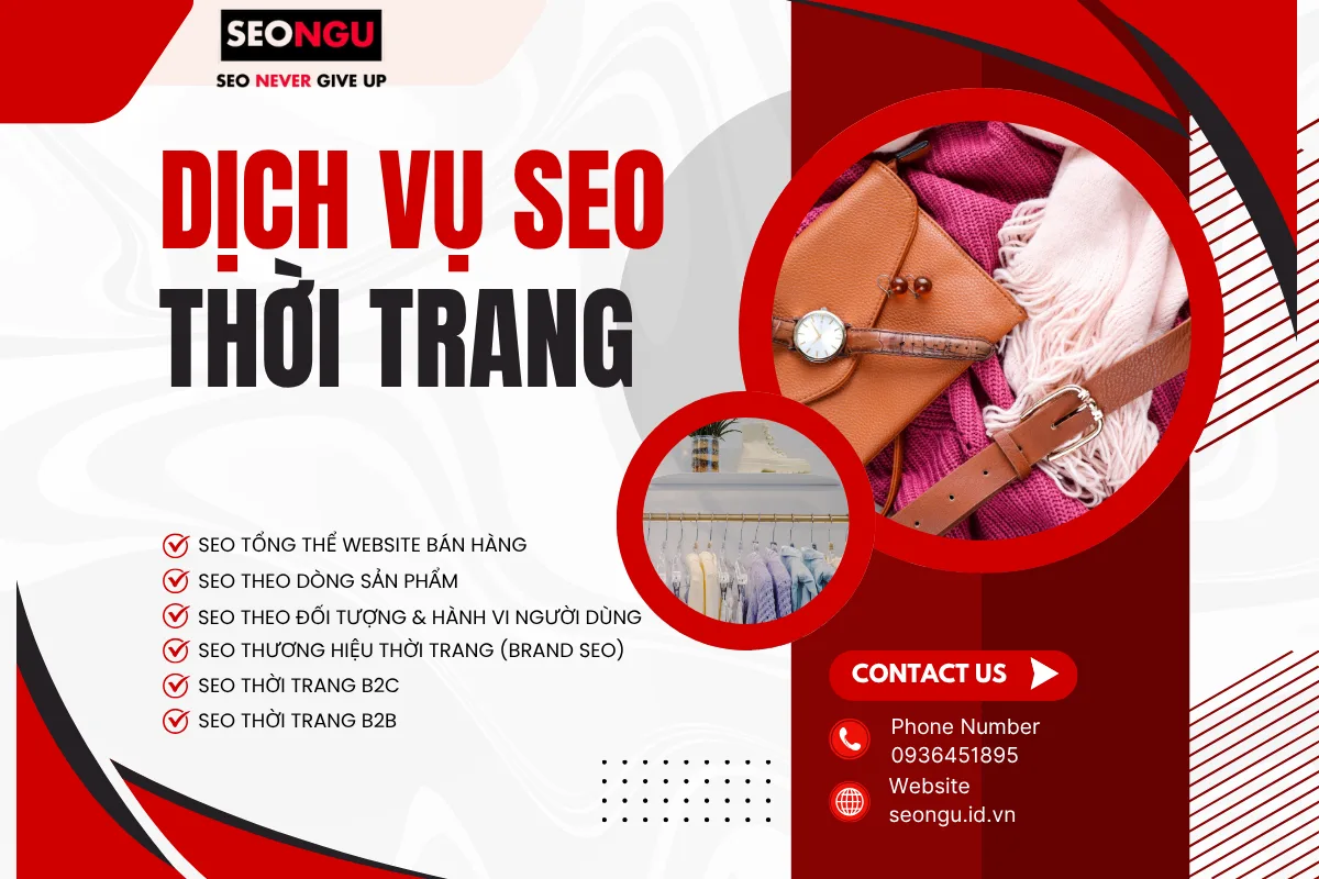 Dịch vụ seo ngành thời trang tại SEONGU