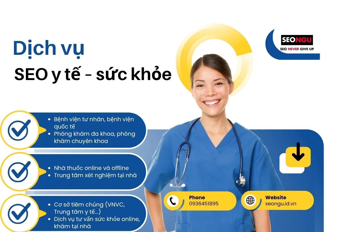 Đối tượng phù hợp với dịch vụ SEO y tế – sức khỏe