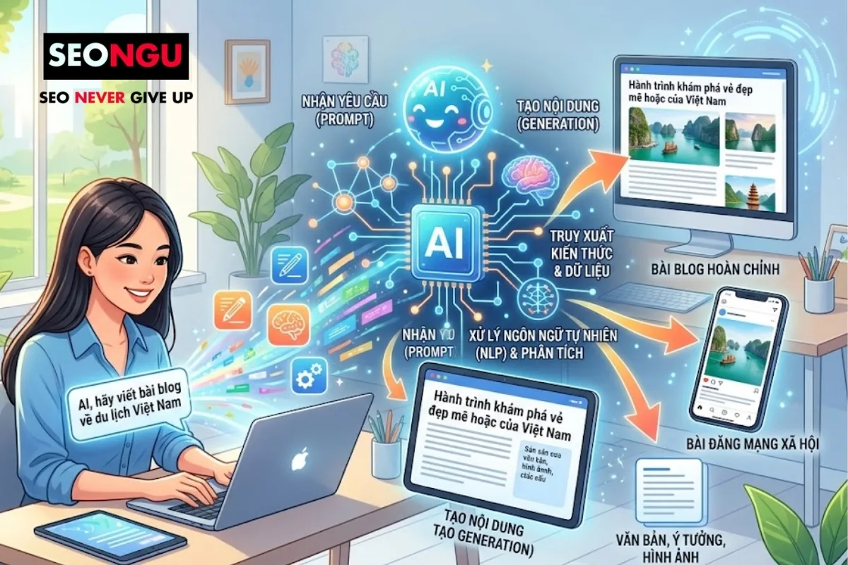 AI content hoạt động như thế nào?
