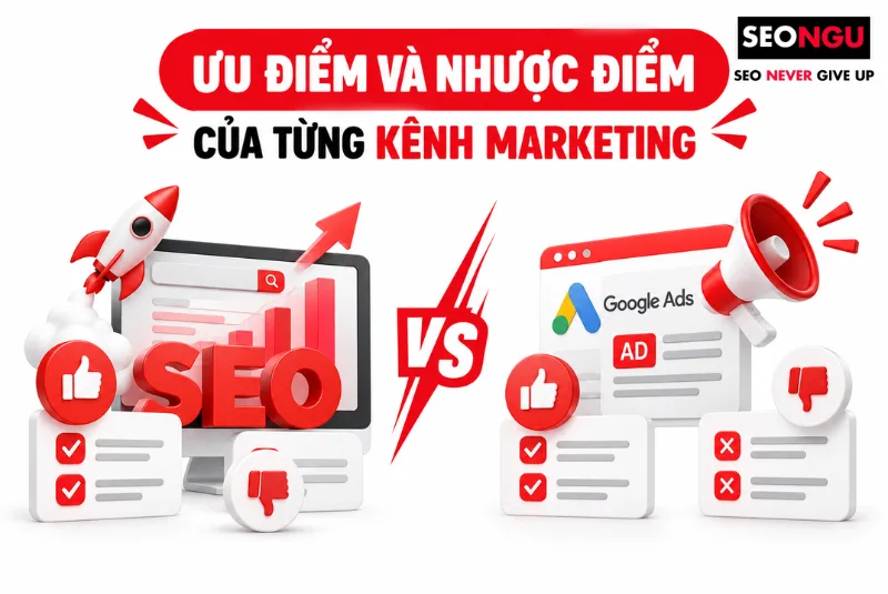 Ưu điểm và nhược điểm của từng kênh marketing